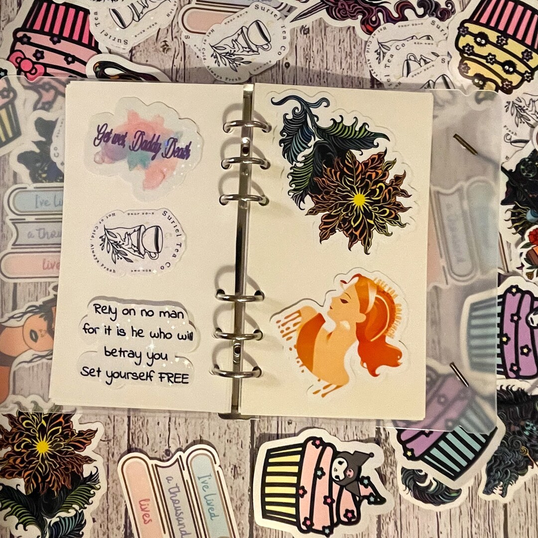 Reusable Sticker Book Sticker Release Paper Sticker Etsy