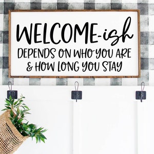 Welcome Sign, Wood Welcome Sign,  Wood Welcome Sign, Home Sign, Home Decor, Wedding Gift, Anniversary Sign, Farmhouse Sign, Wooden Sign