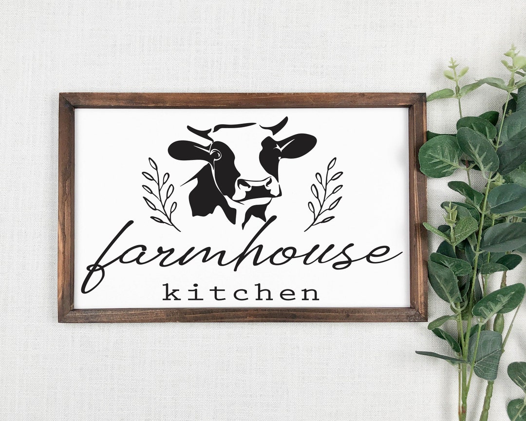 Farmhouse Kitchen Sign, Farmhouse Sign, Kitchen Wall Decor, Kitchen ...