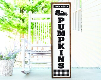 Pumpkin Truck Porch Sign, Home Sign Home Decor, Home Wall Decor, Home Wall Sign, Christmas Gift, Christmas Sign FarmhouseSign WoodenSign