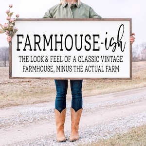Farmhouse Sign, Wood Farmhouse Sign, Home Sign, Home Decor, Wedding Gift, Anniversary Sign, Farmhouse Sign, Wooden Sign