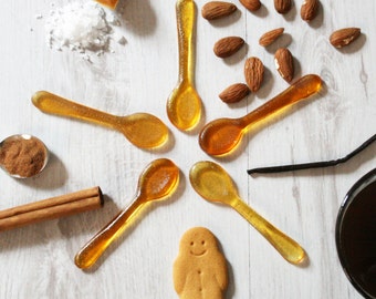 Flavoured Coffee Sugar Spoons - Coffee Syrup - Hot chocolate flavoured spoons - Coffee sweeteners - Coffee lovers gift - Mothers Day