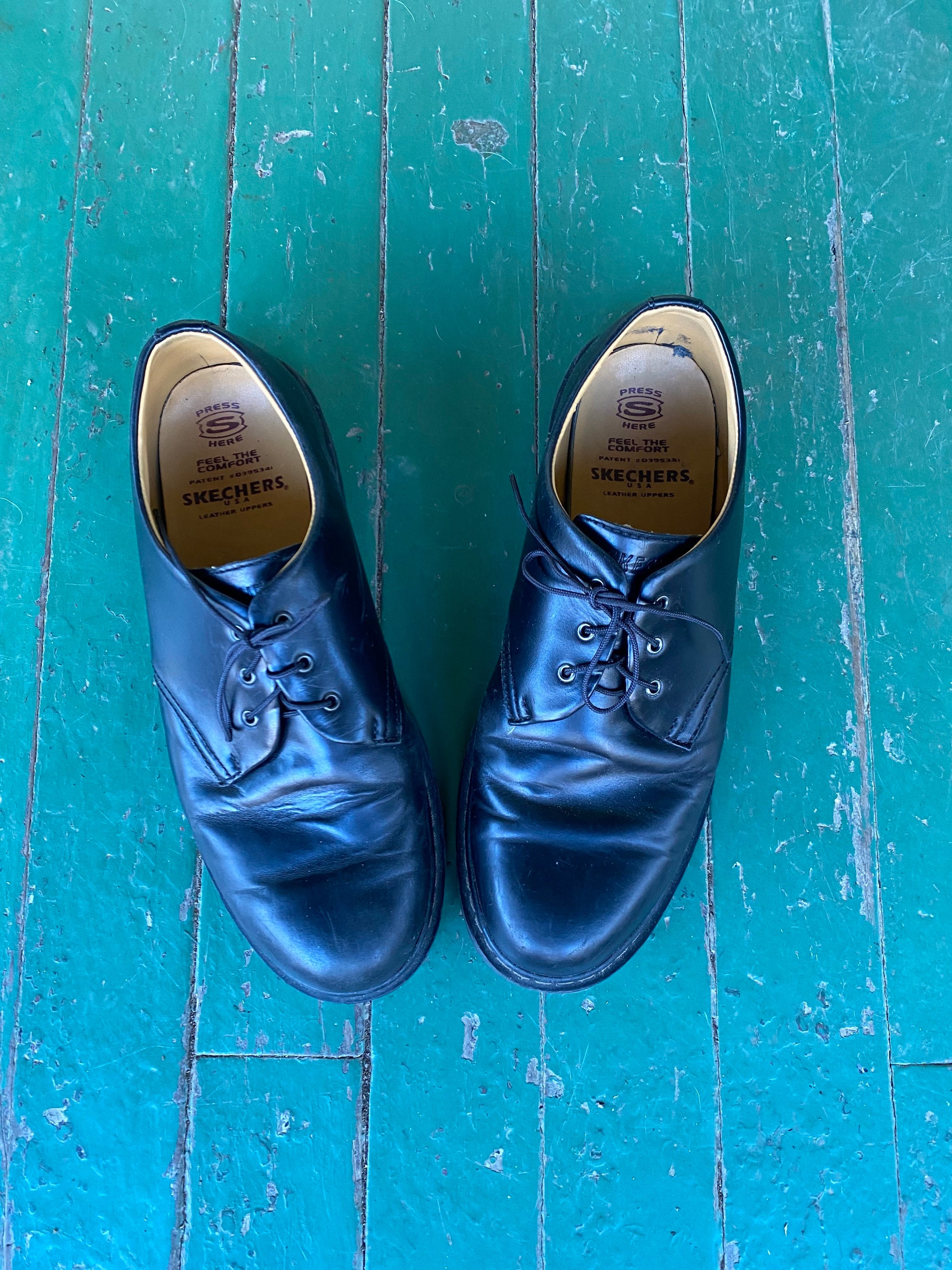 Skechers black oxford new arrivals