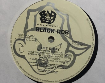 Black Rob Life Story LP Bad Boy Entertainment US and Canada