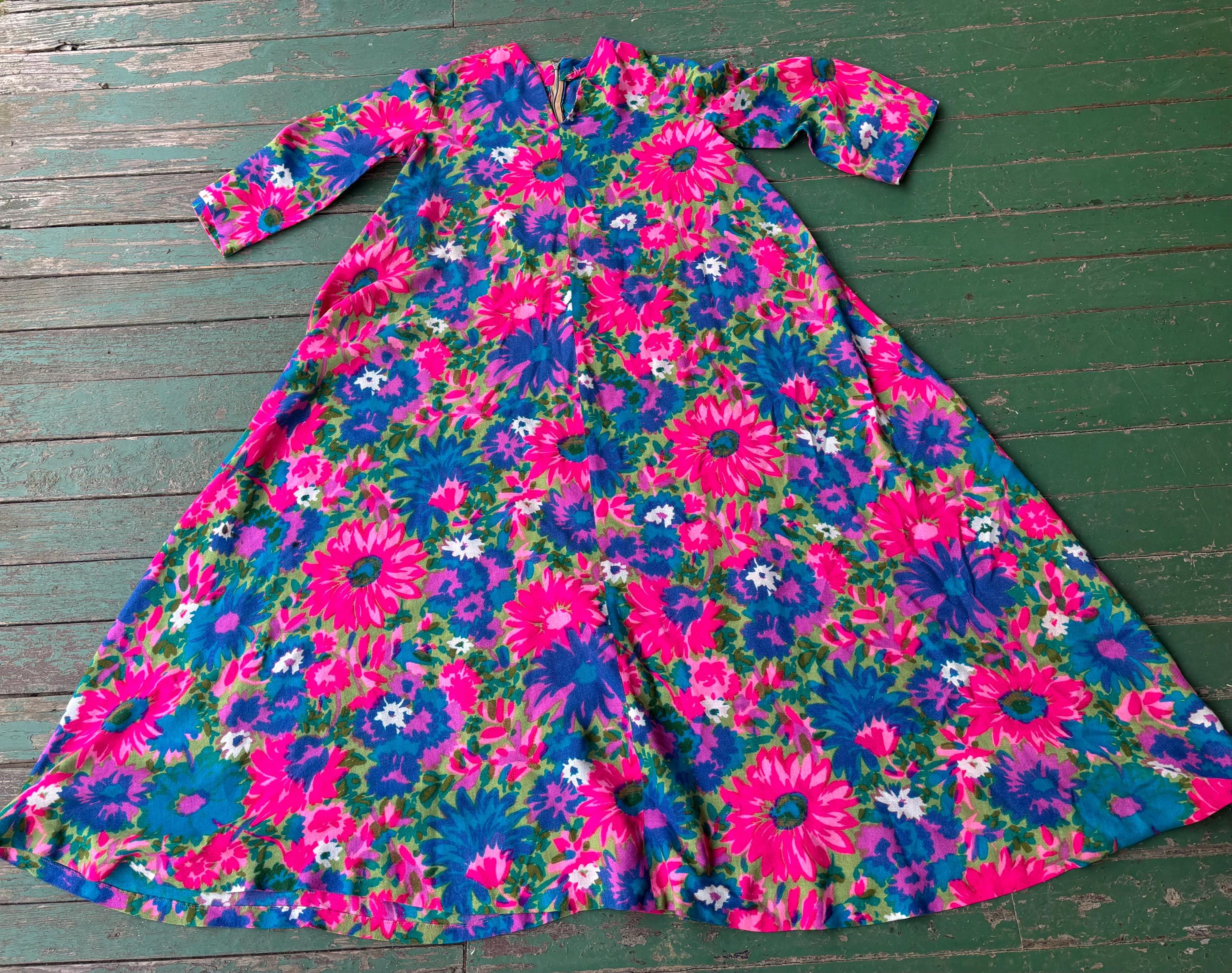 Vintage Mumu Long Sleeve - Etsy