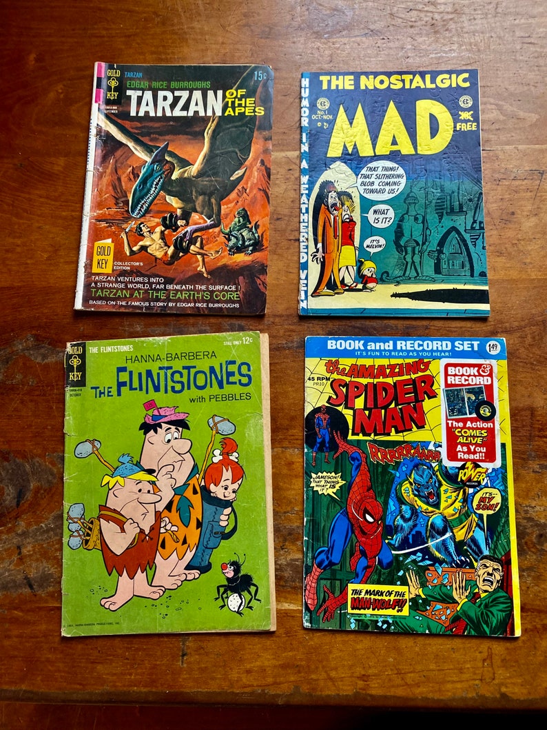 1960-talets silverålderseriesamling, Spider-Man, Mad, Flintstones bild 3