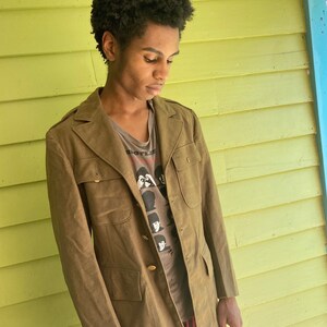 Military Jacket Gold Etsy