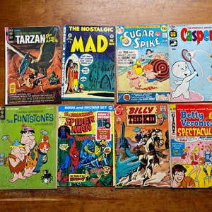 1960-talets silverålderseriesamling, Spider-Man, Mad, Flintstones bild 1