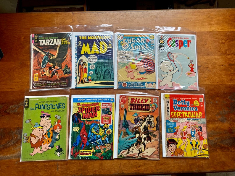 1960-talets silverålderseriesamling, Spider-Man, Mad, Flintstones bild 8