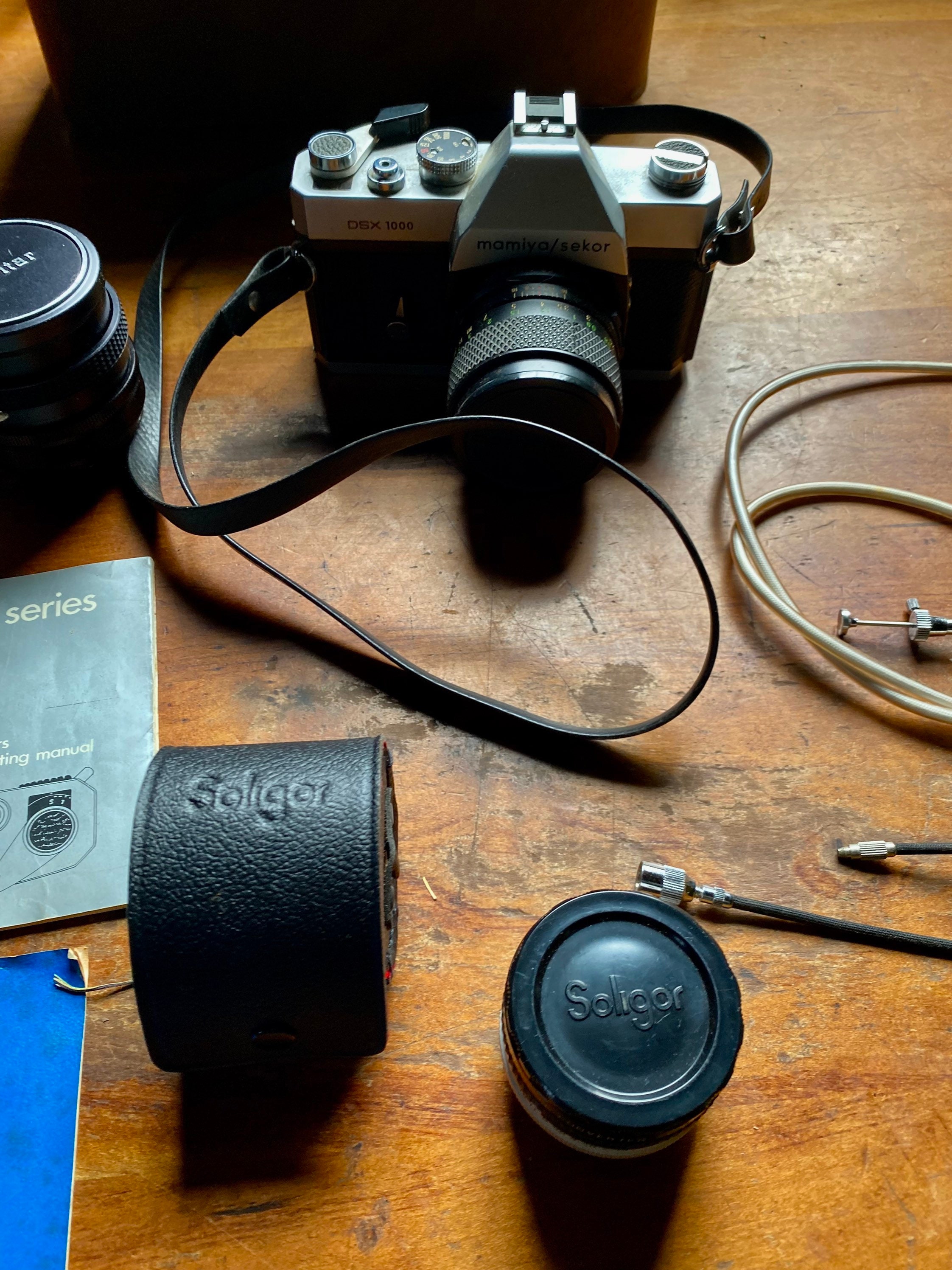 Vintage 1974 Mamiya Sekor DSX 1000 SLR Camera With Vivitar Lenses and ...