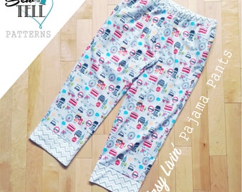 Easy Livin' Adult Pajama Pants PDF Pattern