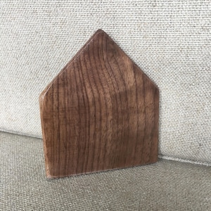 Wooden Reversible Pocket Square - Black Walnut