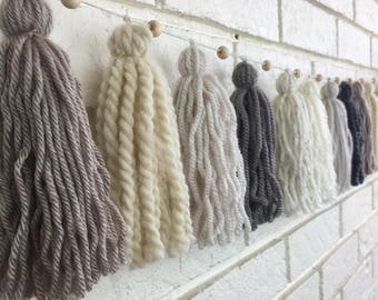 Natural Boho Tassel Garland