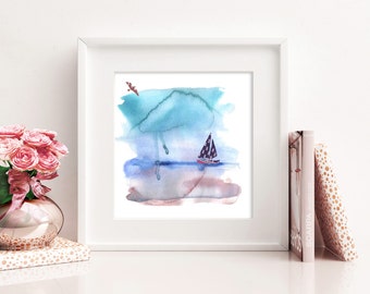 Stormy Sea Print