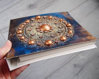 Mixed Media Handmade Journal Book create by Maremi