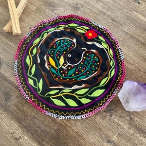 10” Shipibo Altar Tapestry circular patch