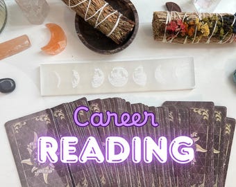Career Guidance Oracle Card Reading, What's Next in Your Job and Money Journey? 6 Card Tarot