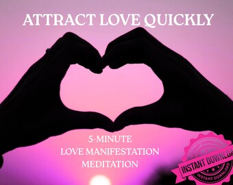 Love Manifestation Guided Meditation, Attract Love and Romance, Law of Attraction, 5 Minute ASMR MP3