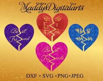 Download Broken heart svg | Etsy