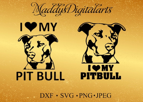 Free Free 207 I Love My Pitbull Svg SVG PNG EPS DXF File