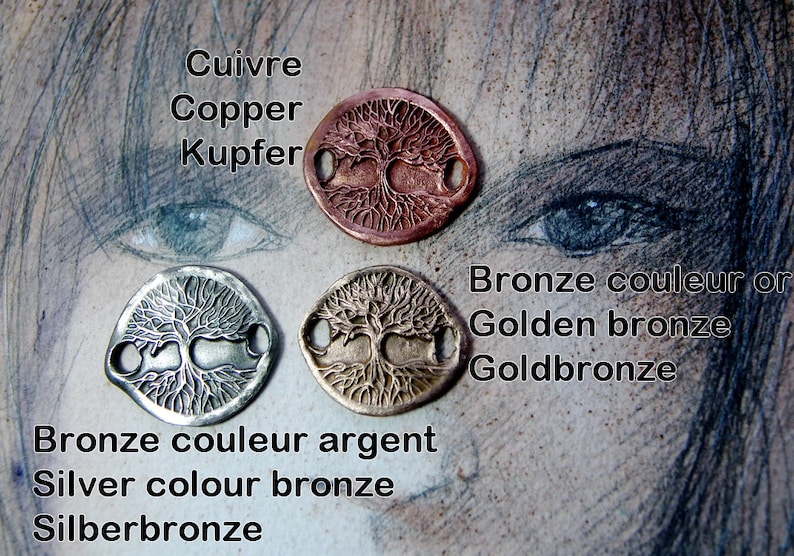 Bague de marin unisexe bronze couleur or ou cuivre ornée d'une ancre de marine à VOTRE taille sur commande , bague pour homme ou femme. image 6