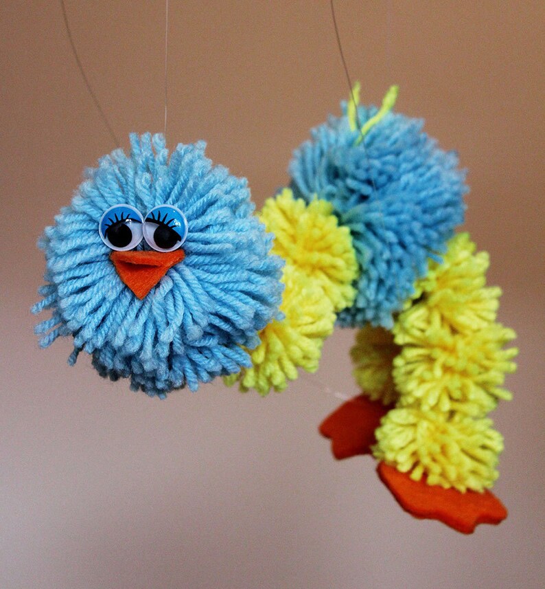 Bird Wool Pipo Puppet String Etsy