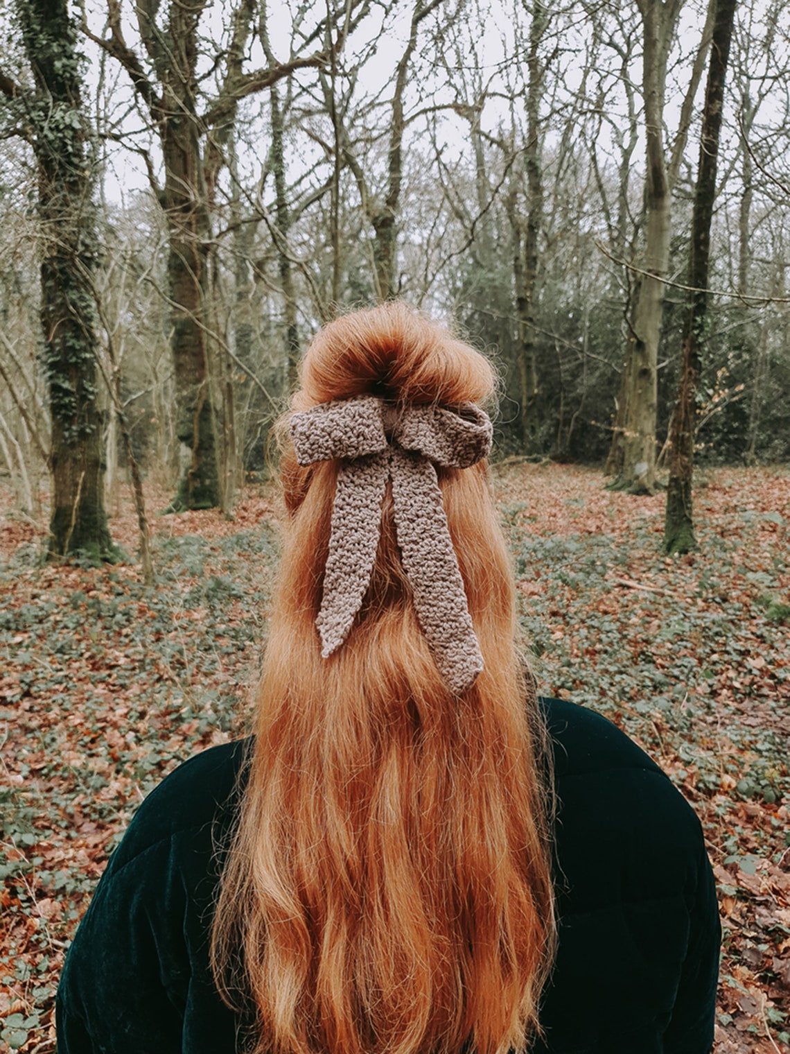 Bigger the Bow Scrunchie // Crochet Pattern PDF // Hair - Etsy