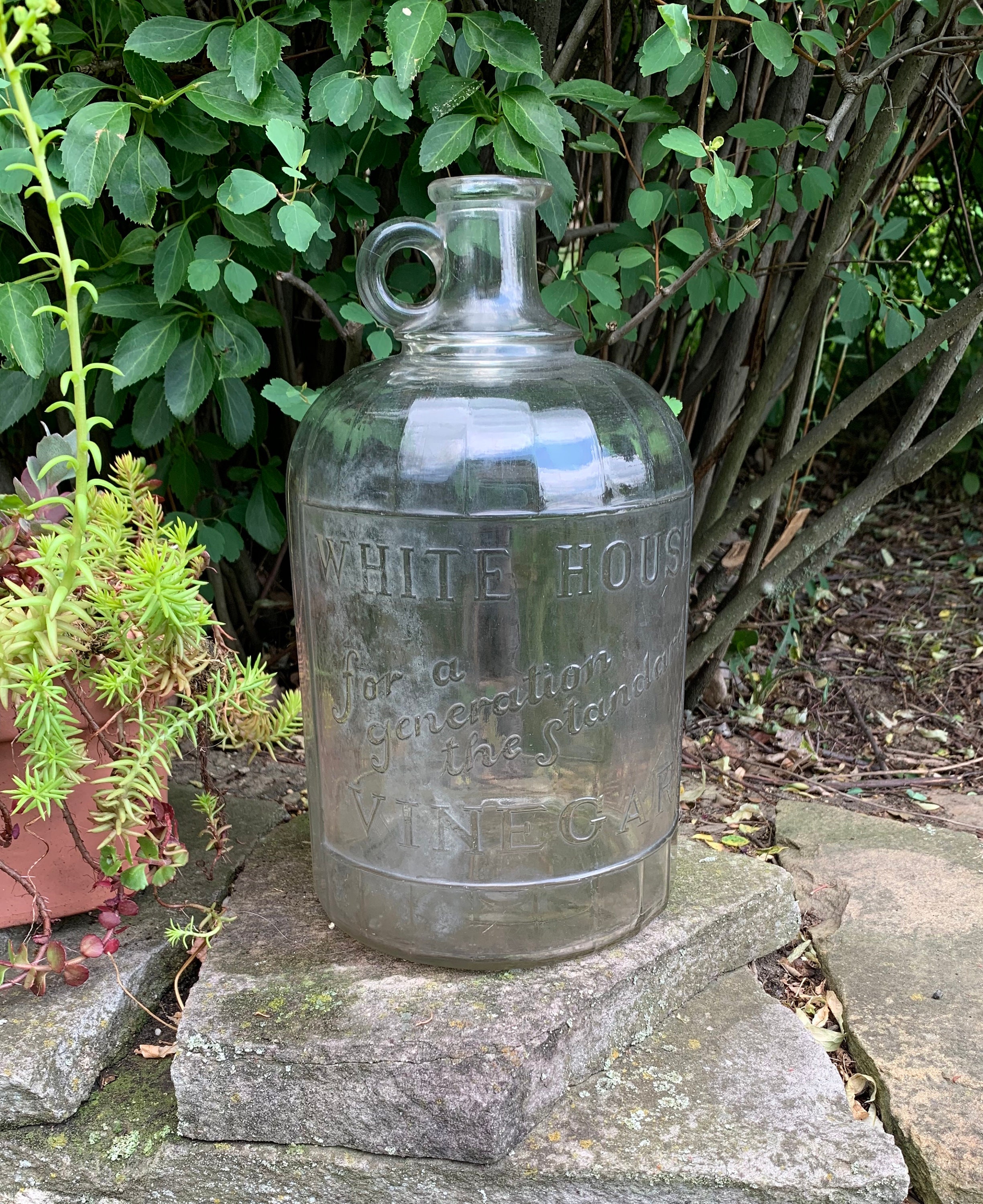 Rare White House Vinegar Bottle 1 Gal. Vintage Early Etsy UK