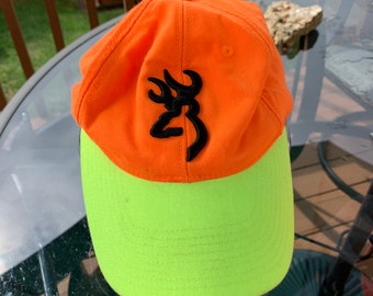 Browning Berretto da caccia Blaze Orange e Chartreuse Green Baseball Truckers Hat