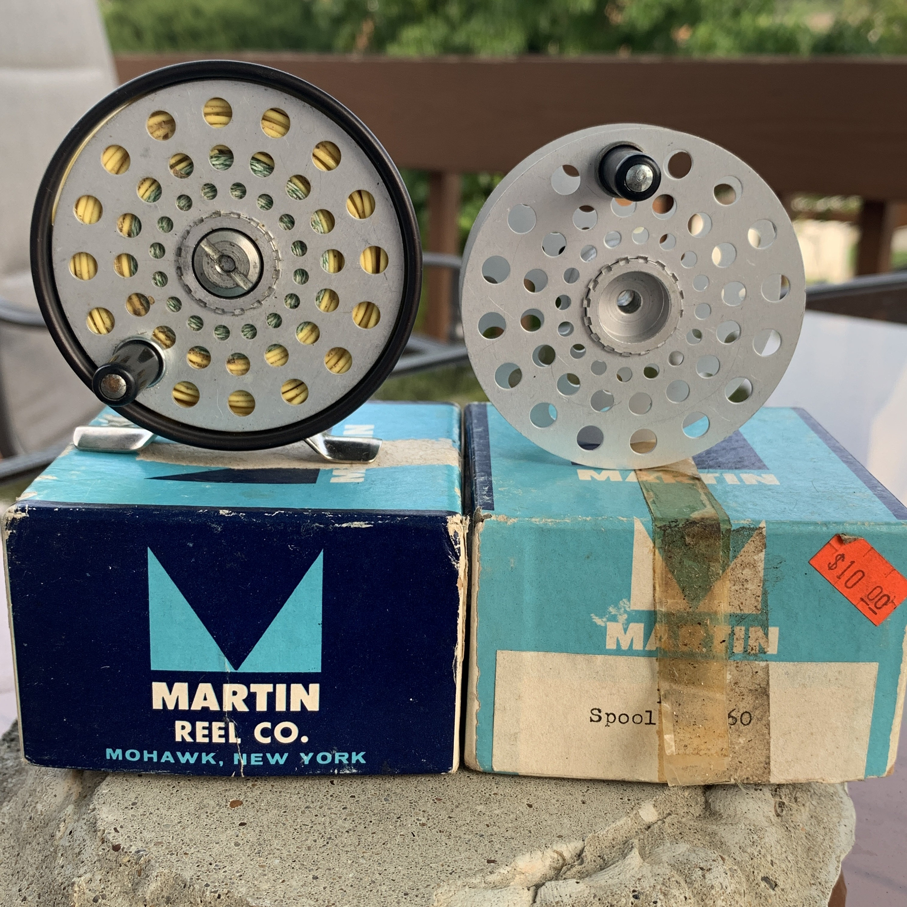 Martin Model 60 Fly Reel W/ Extra Spool Both in Box With Papers