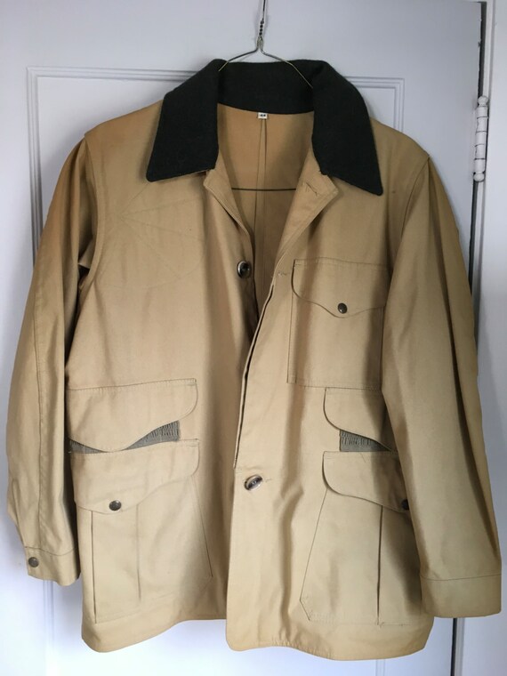 Vintage Filson Tin Cloth Vintage Hunting Coat Size 44 Nice Etsy