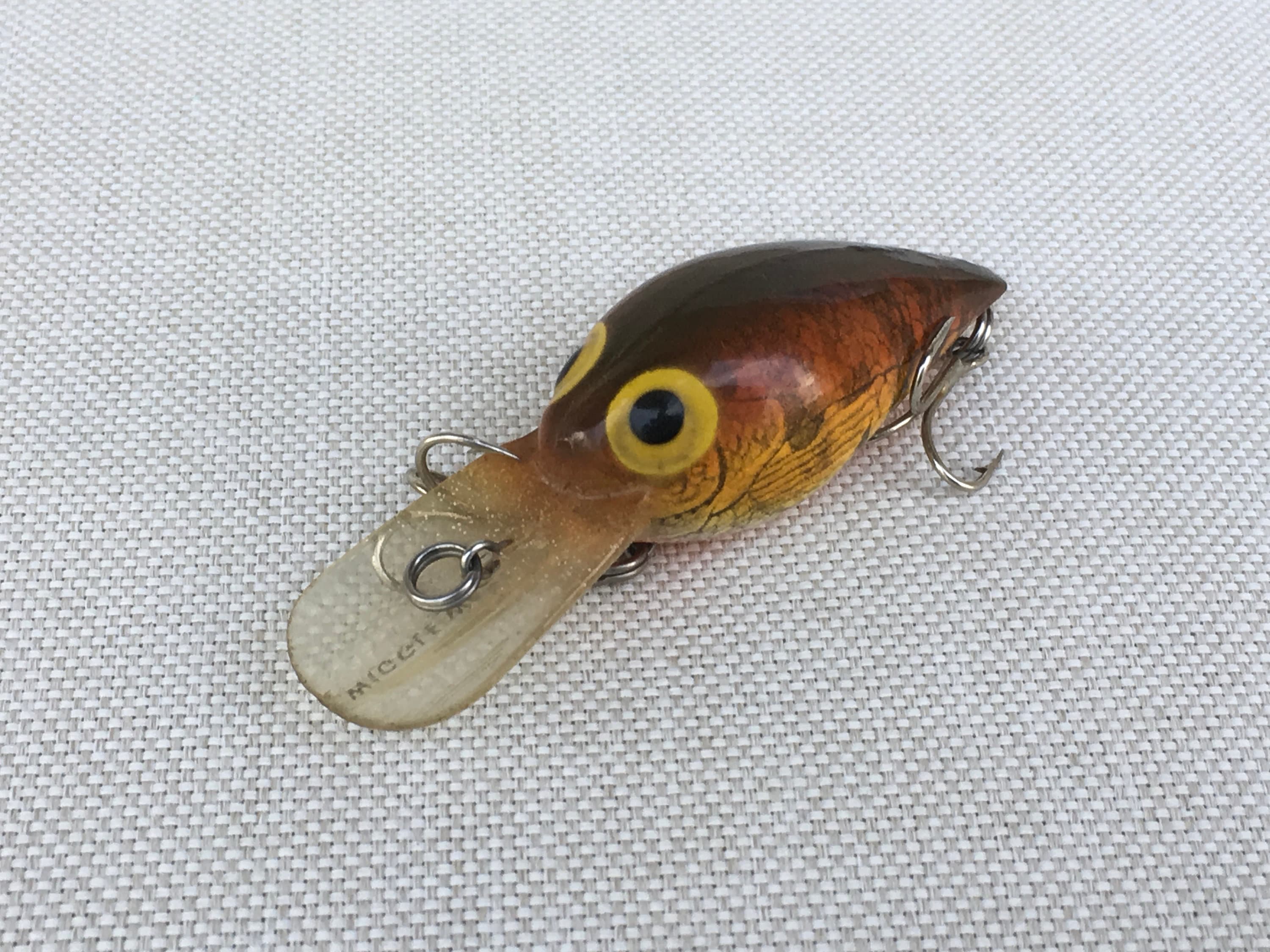 Rare Storm Wiggle Wart V65 Naturalistic Sunfish Scale Fishing Lure Pre  Rapala Nice Vintage 
