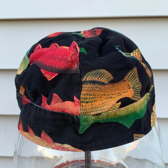 Fish Welders Cap Vintage Bikers Mechanics Painter… - image 5