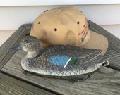 Duck Decoy Blue Wing Teal Drake Made In Italy Sport Plast Small 11