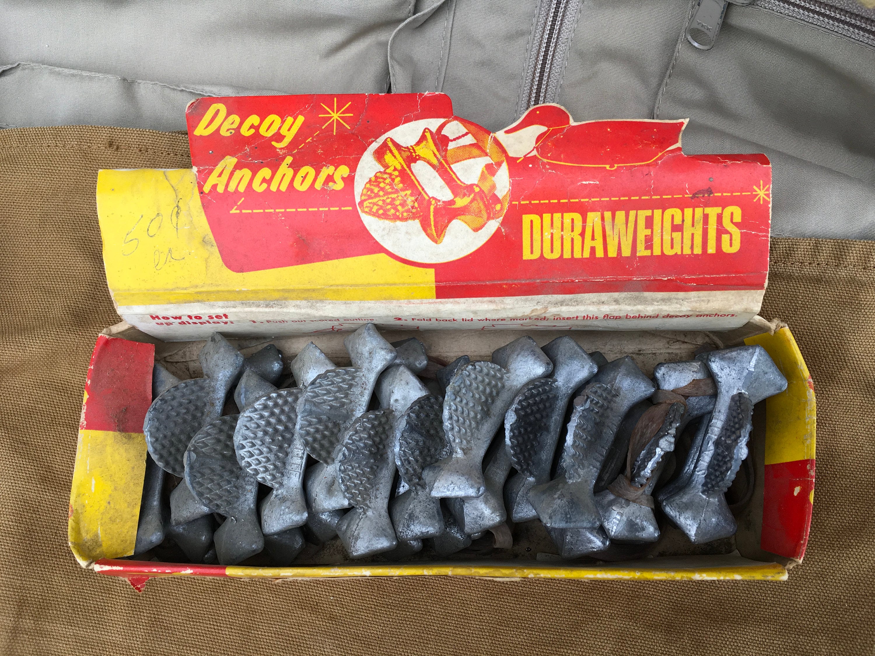 Duraweights Vintage Duck Decoy Anchors Old Sporting Goods Etsy