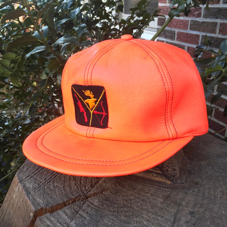 blaze orange hunting hat