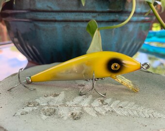 Heddon Yellow Tiger W/ Black Eyes Very NICE!