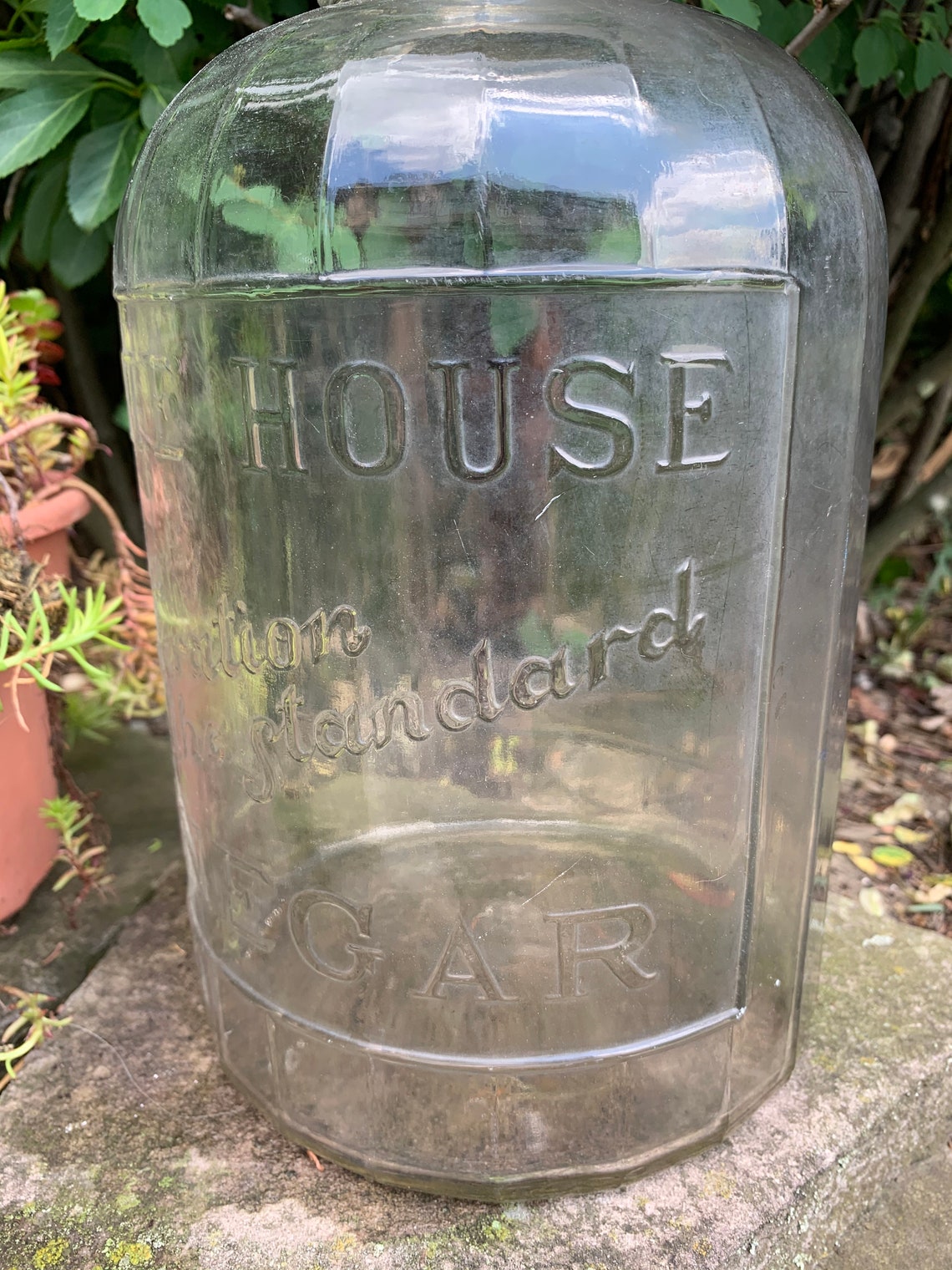 Rare White House Vinegar Bottle 1 Gal. Vintage Early Etsy UK