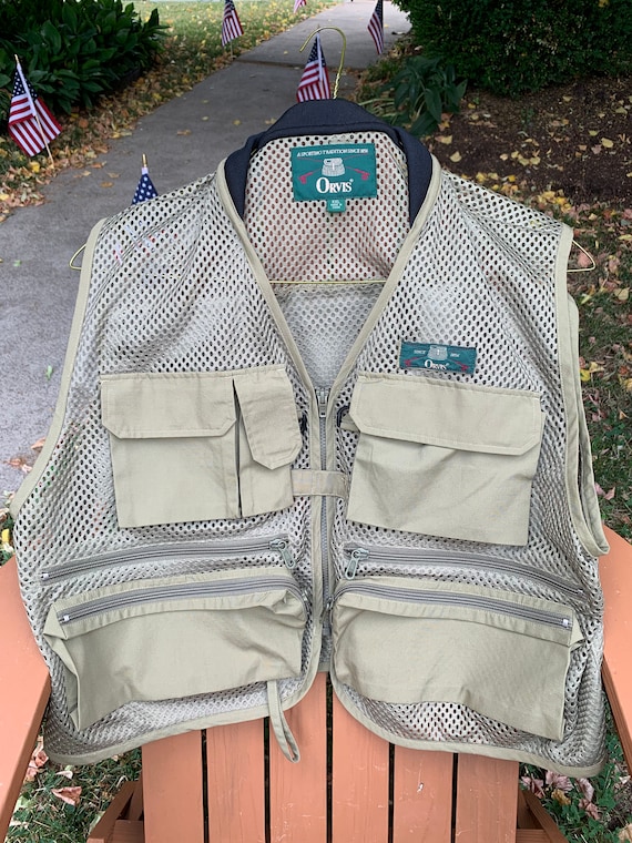 Orvis Fishing Vest Mesh 8 Pocket Khaki