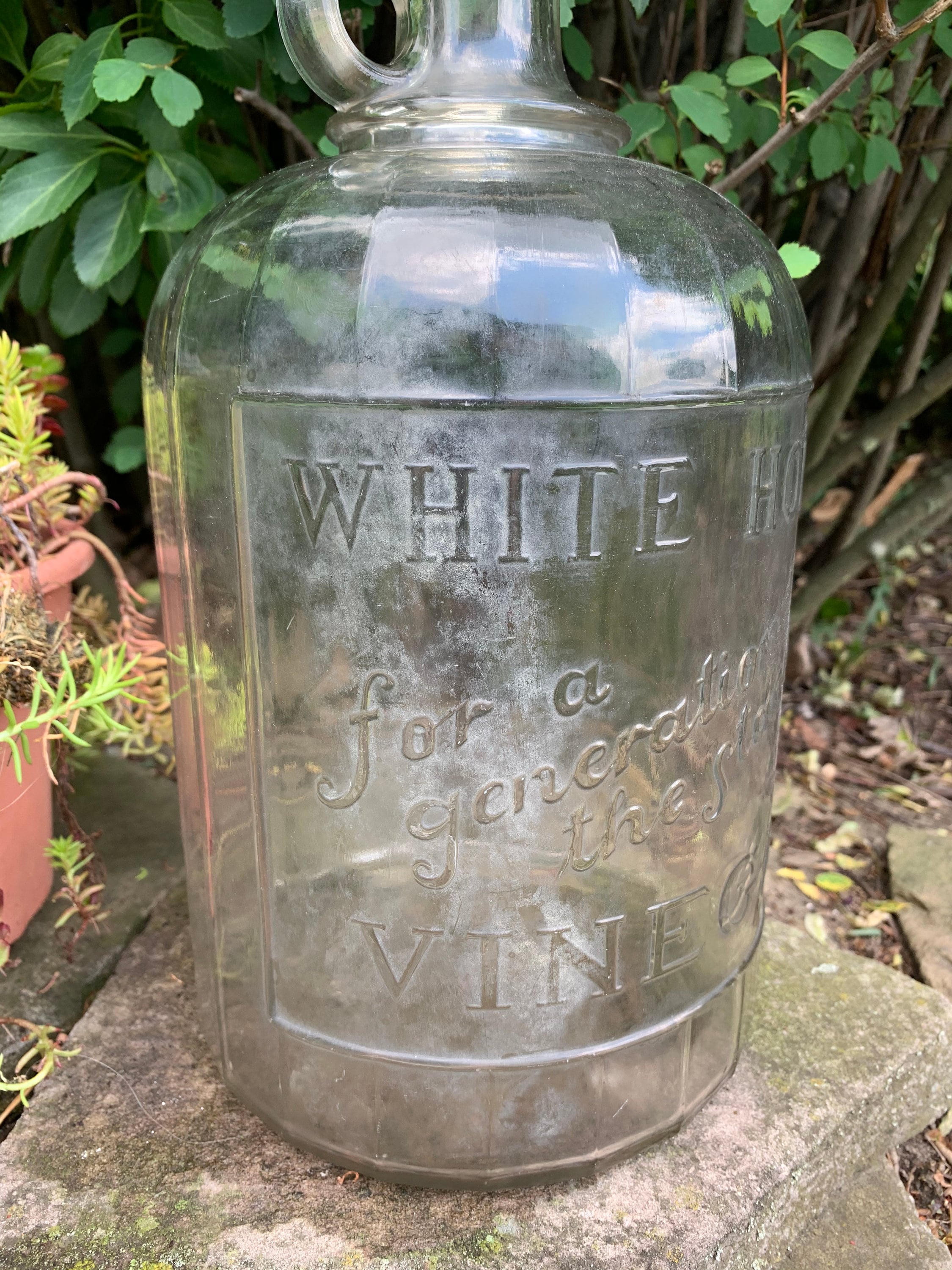 Rare White House Vinegar Bottle 1 Gal. Vintage Early Etsy UK