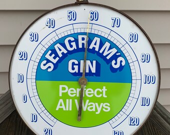 Seagrams Gin Bar Termometro "Perfetto in tutti i modi" Pubblicità scarsa!