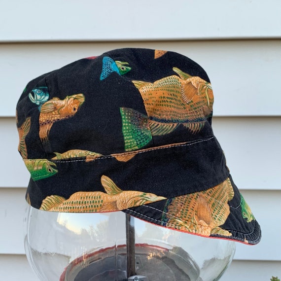 Fish Welders Cap Vintage Bikers Mechanics Painter… - image 1