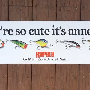 Rapala Lures Advertisement Counter Top Pad Tackle Store