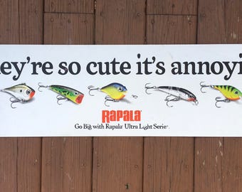 Rapala Lures Advertisement Counter Top Pad Tackle Store