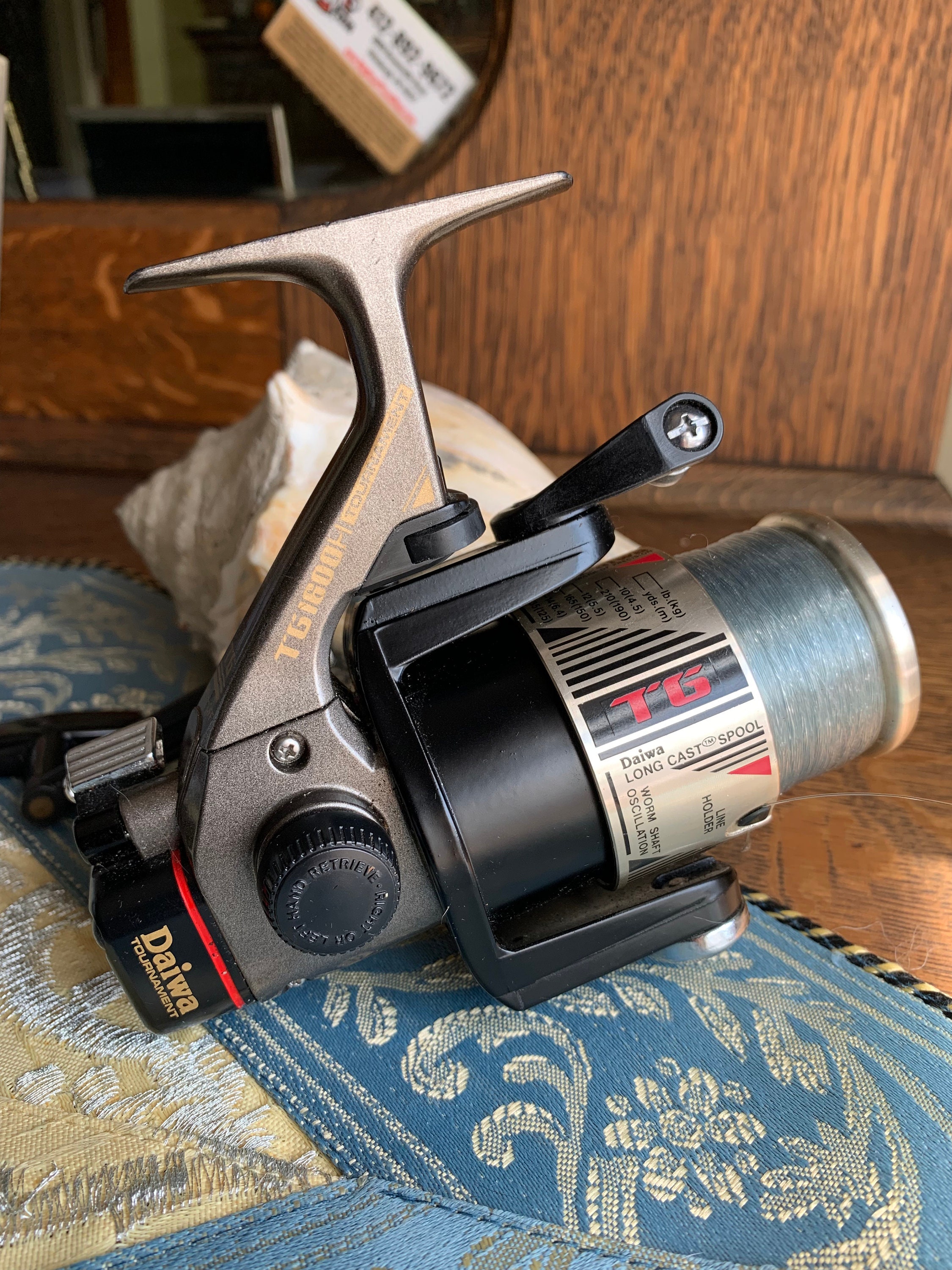 Vintage Garcia Mitchell 308 Ultra Lite Spinning Reel France Pat. 2.726.052