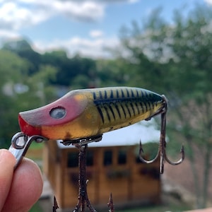 MOULINET DE PÊCHE ANCIEN VINTAGE HEDDON N°20 LANCER D'APPÂTS