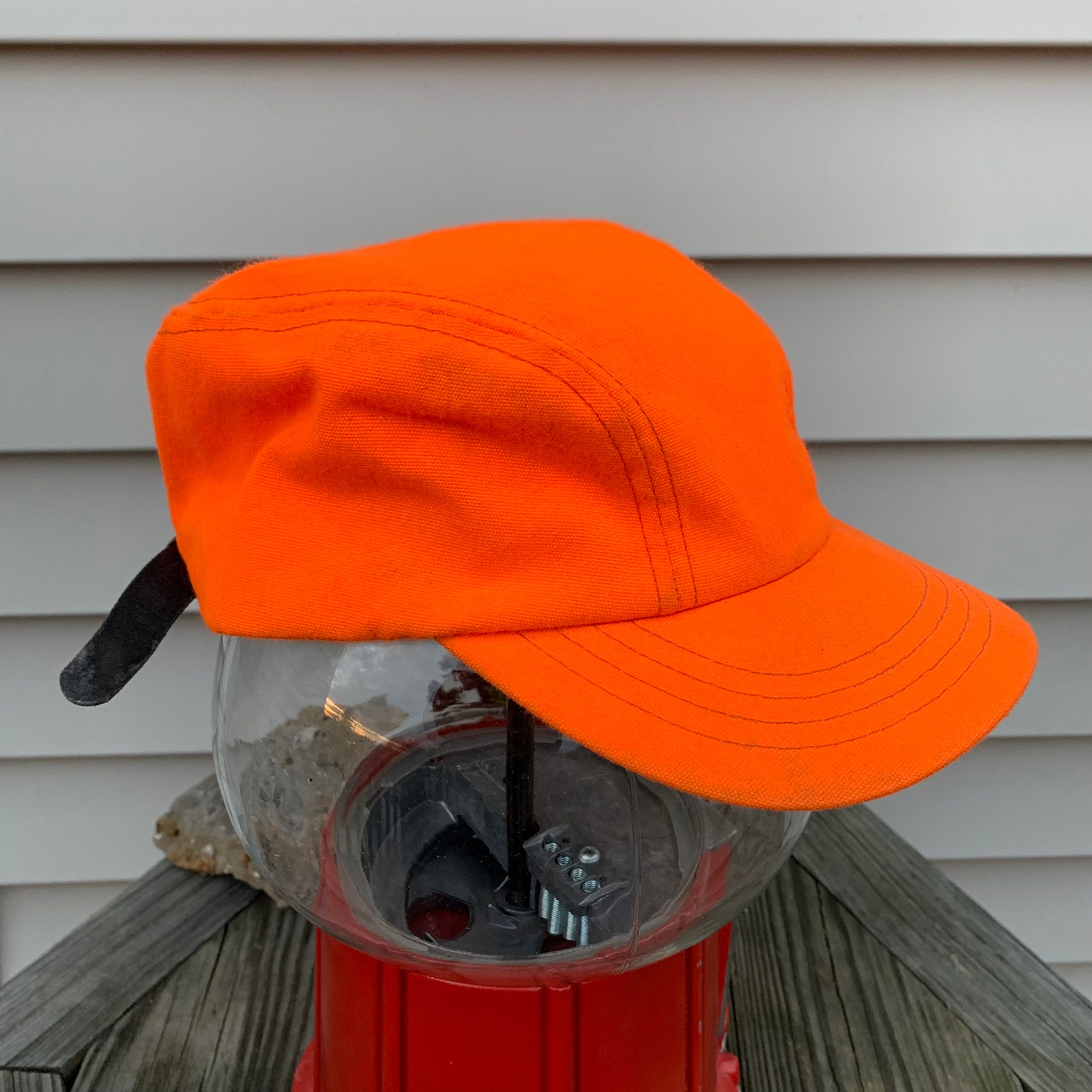Orvis Blaze Orange Hunting Hat Cap 
