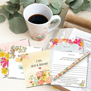 Schrift Journaling Karten, druckbare herunterladbare Glauben Journaling Karten, Identität in Christus Schrift Journaling Karten
