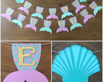 Download Mermaid Tail Banner Etsy