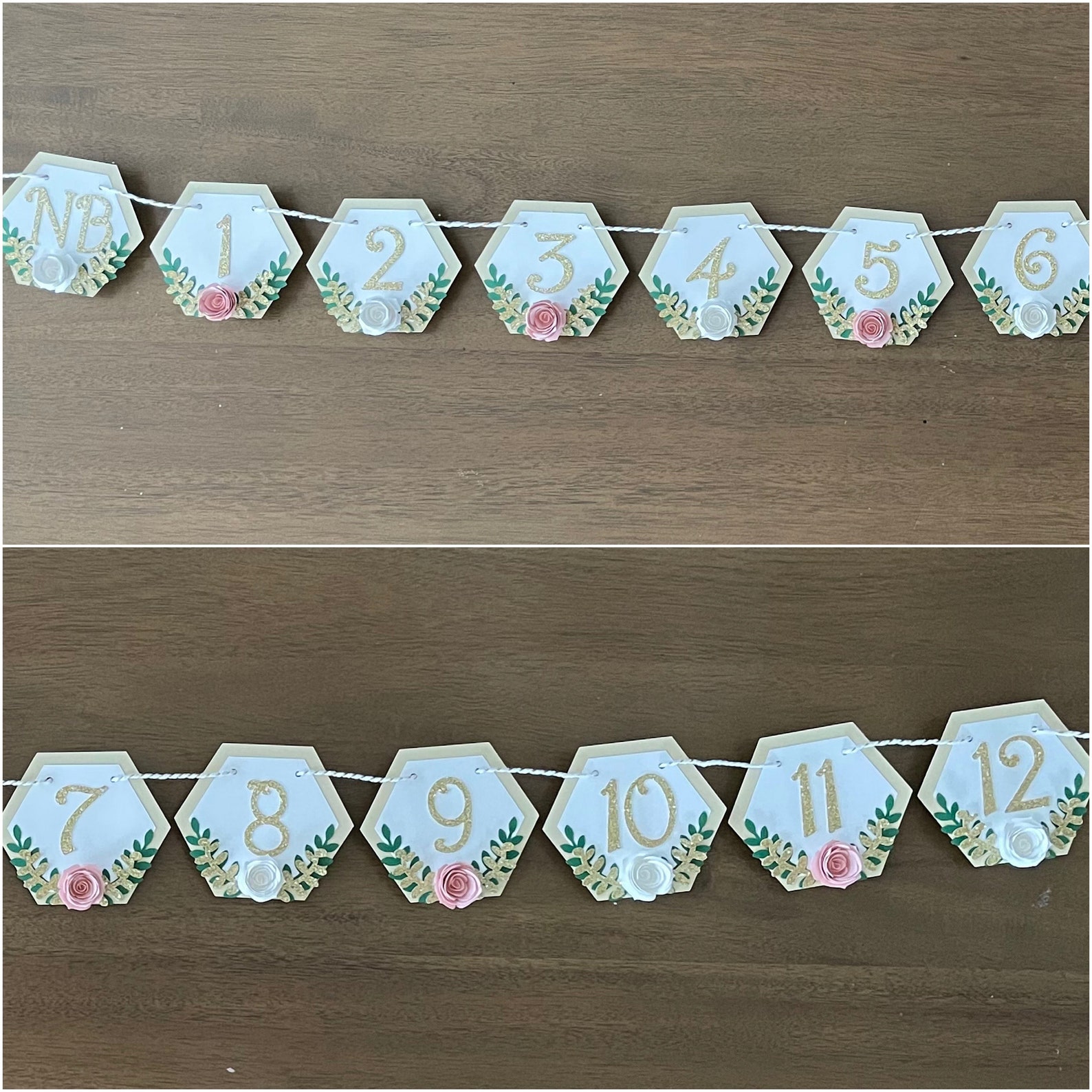 ONE Floral High Chair Banner First Birthday High Chair Etsy